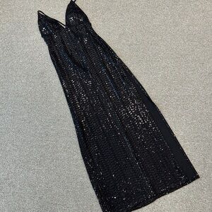 Forever 21 Black Sequin Maxi Dress